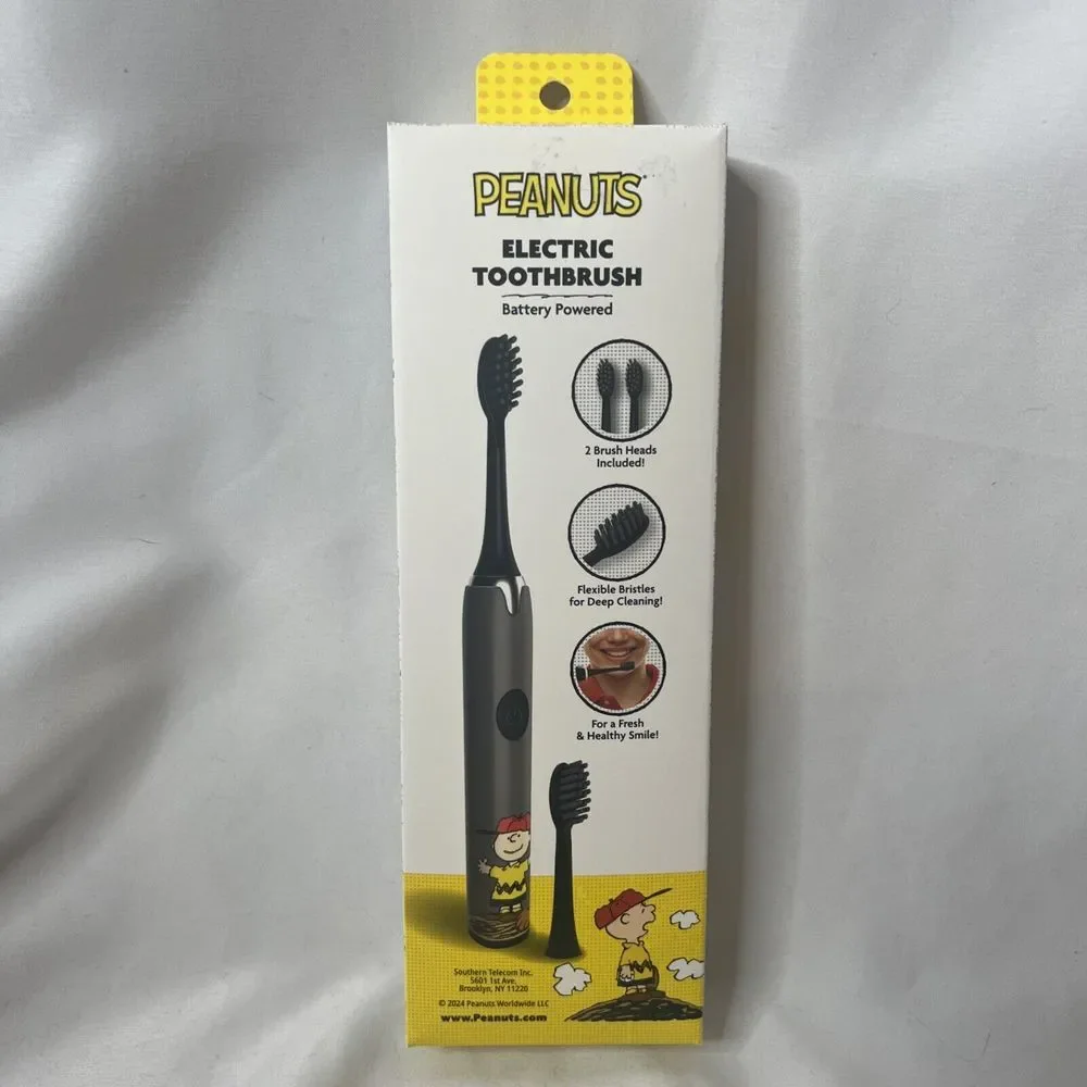 Peanuts charlie Brown Electric‎ Toothbrush w extra brush head